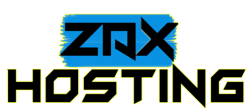 Logo of ZaxHosting, a hosting company