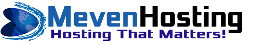 Logo of MevenHost LTD, a hosting company