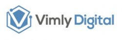 Logo of Vimly Digital, a hosting company