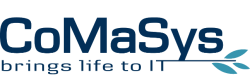 Logo of CoMaSys, a hosting company