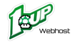 Logo of 1UP Webhost, a hosting company