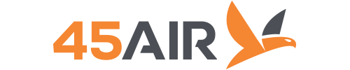 Logo of 45Air, a hosting company