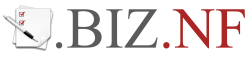 Logo of Biz.nf, a hosting company