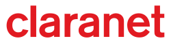 Logo of Claranet, a hosting company