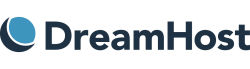 Logo of DreamHost, a hosting company