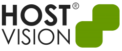 Logo of HostVision, a hosting company