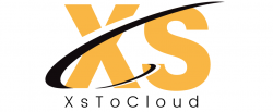 Logo of XsToCloud, a hosting company