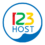 Logo of 123HOST, a hosting company