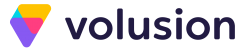 Logo of Volusion, a hosting company