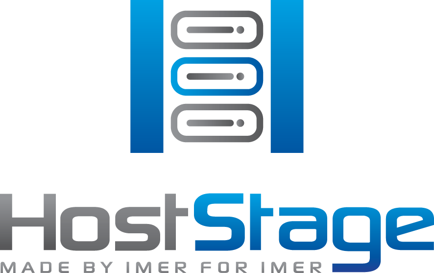 Logo of HostStage, a hosting company