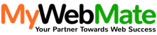 Logo of MyWebMate, a hosting company