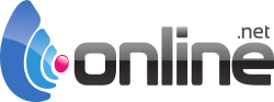 Logo of Online.net, a hosting company