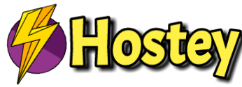 Logo of Hostey, a hosting company