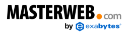 Logo of Masterweb, a hosting company