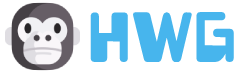 Logo of HWG (HostWithGorilla), a hosting company