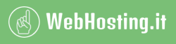 Logo of WebHosting.it, a hosting company