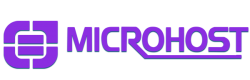 Logo of MicroHost, a hosting company