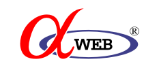 Logo of Alfaweb, a hosting company