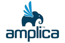 Logo of Amplica SRL, a hosting company