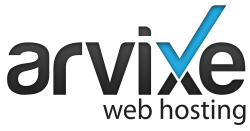 Logo of Arvixe, a hosting company