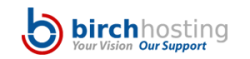 Logo of BirchHosting, a hosting company