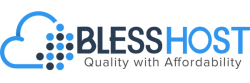 Logo of BlessHost, a hosting company