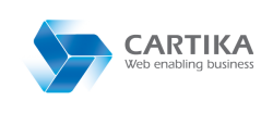 Logo of Cartika, a hosting company