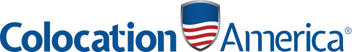 Logo of Colocation America, a hosting company