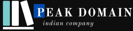 Logo of Peak domain, a hosting company