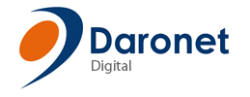 Logo of Daronet, a hosting company