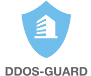 Logo of DDoS-GUARD, a hosting company