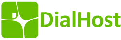 Logo of DialHost Internet, a hosting company