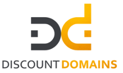 Logo of Discount Domains, a hosting company