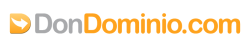 Logo of DonDominio, a hosting company