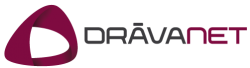 Logo of Drávanet Zrt, a hosting company