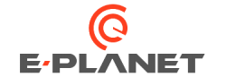 Logo of E-Planet, a hosting company