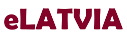 Logo of eLATVIA, a hosting company