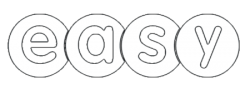 Logo of Easy.gr, a hosting company