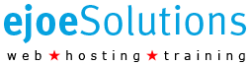 Logo of ejoeSolutions, a hosting company