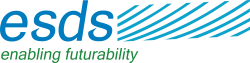 Logo of esds, a hosting company