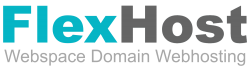 Logo of FlexHost, a hosting company