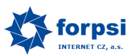 Logo of Forpsi, a hosting company