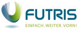 Logo of FUTRIS, a hosting company