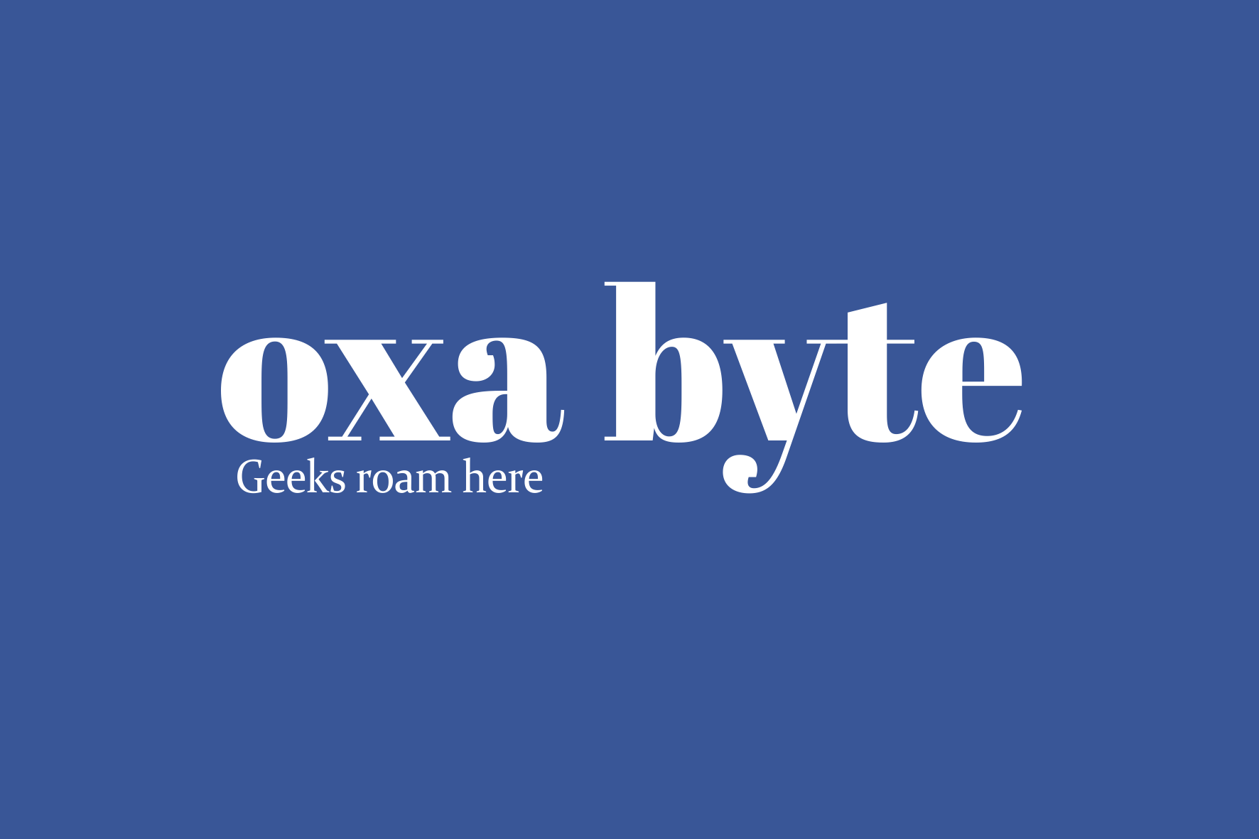 logo of OxaByte hosting