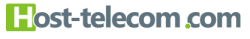 Logo of Host-telecom, a hosting company