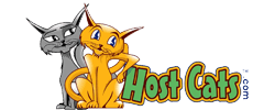 Logo of HostCats, a hosting company