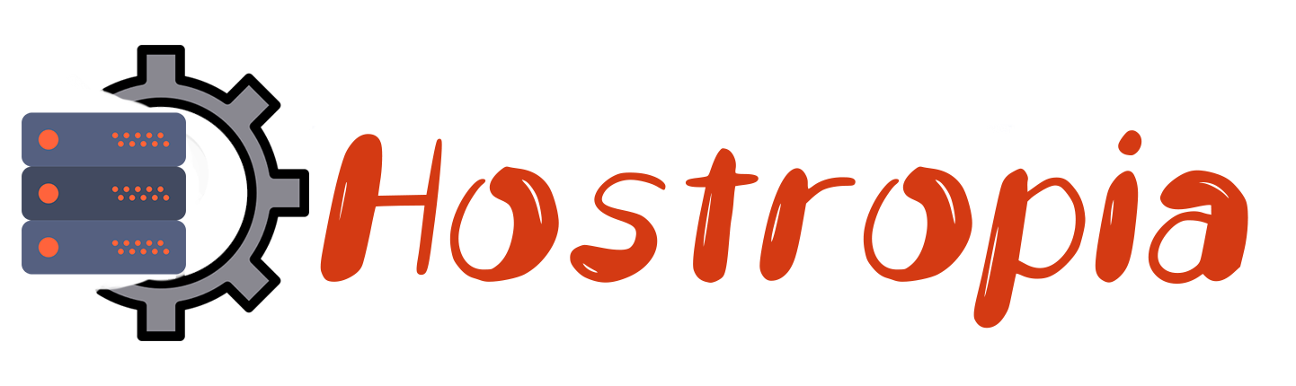 Logo of Hostropia, a hosting company