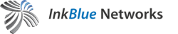 Logo of InkBlue, a hosting company