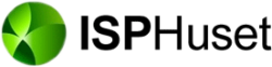 Logo of ISPHuset, a hosting company