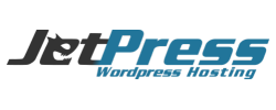 Logo of JetPress, a hosting company